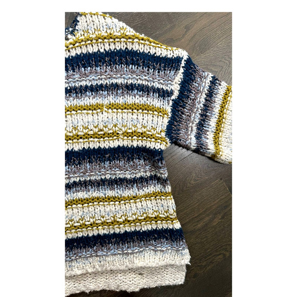 FREE PEOPLE Chunky Knit Oversized Wool Sweater M - Picture 5 of 5